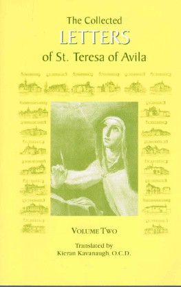 St. Teresa of Avila The Collected Letters of St. Teresa of Avila, Vol. 2