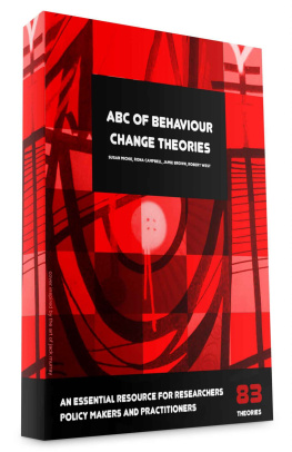 Susan Michie - ABC of Behaviour Change Theories