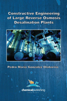 Olabarria - Constructive engineering of large reverse osmosis desalination plants