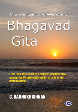 C Radhakrishnan - Bhagavad Gita: Modern Reading and Scientific Study