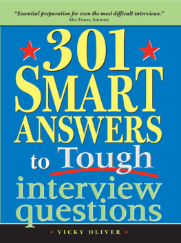 Vicky Oliver 301 Smart Answers to Tough Interview Questions