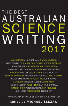 Michael Slezak The Best Australian Science Writing 2017