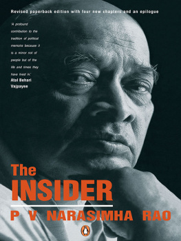 P.V. Narasimha Rao - The Insider