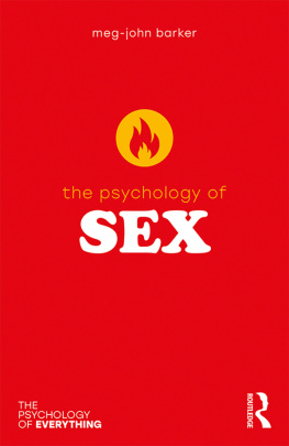 Meg John Barker - The Psychology of Sex