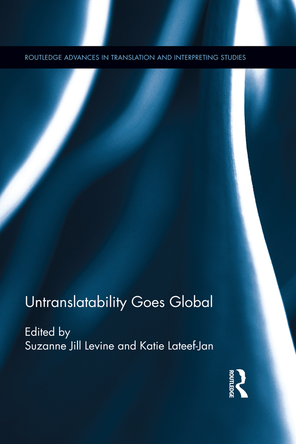 Routledge Advances in Translation and Interpreting Studies For a full list of - photo 1