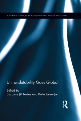 Suzanne Jill Levine - Untranslatability Goes Global