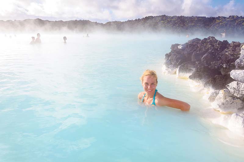 Blue Lagoon Bathe in the famous milky blue waters Hiking Iceland is - photo 16