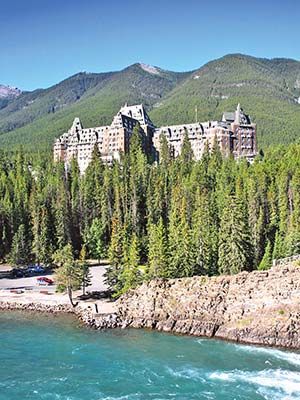 the Fairmont Banff Springs the spectacular view across Lake Louise Banff - photo 7