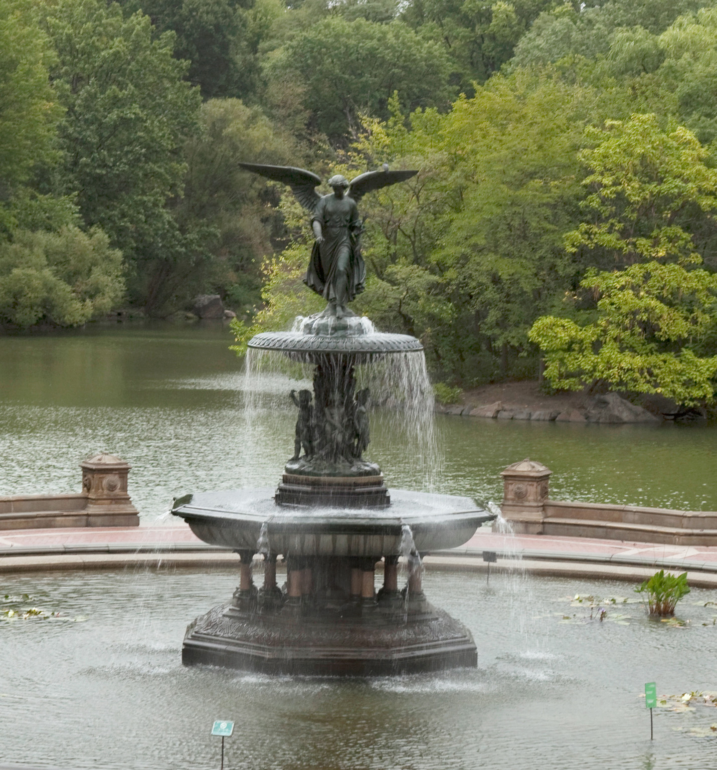 Angel of the Waters sculpture on the Bethesda Terrace in Central Park The - photo 6