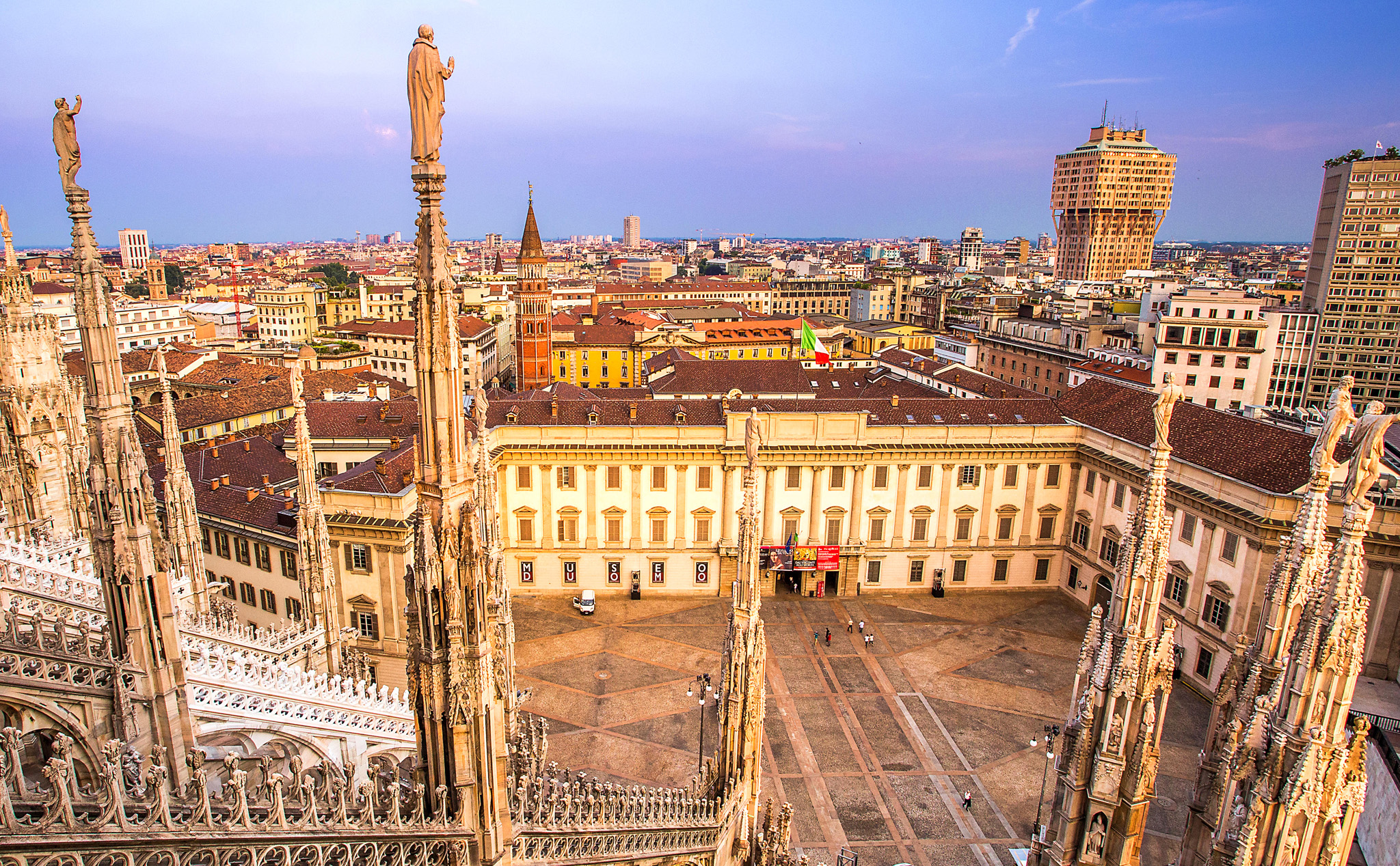 The city of Milan viewed from the roof of its magnificent Duomo Top 10 Milan - photo 15