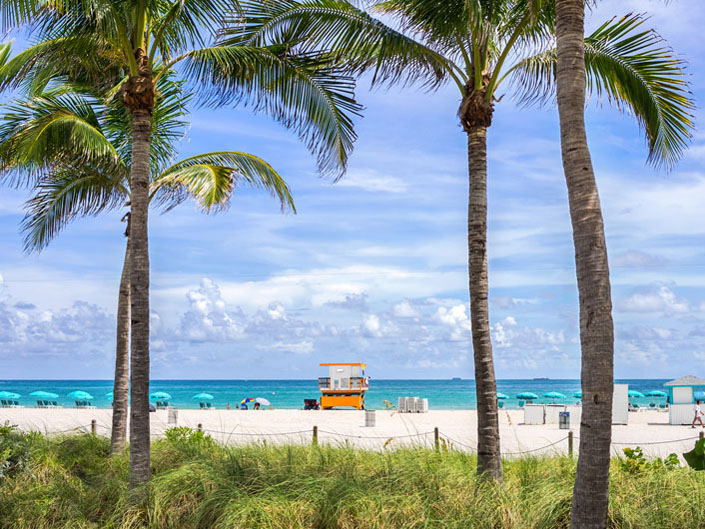 Miami Beach FL Bright blue water and sparkling sand STBAUS7 GETTY IMAGES - photo 9