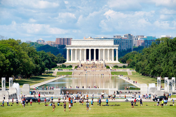 National Mall Washington DC A summer day by the Lincoln Memorial KAMIRA - photo 8