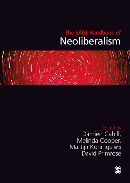 Damien Cahill - The SAGE Handbook of Neoliberalism