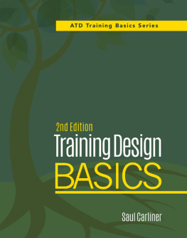 Saul Carliner Training Design Basics