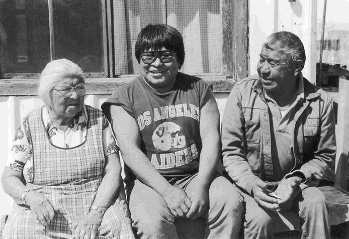 The Bishop family Three generations of a family on the Gosiute Reservation in - photo 2