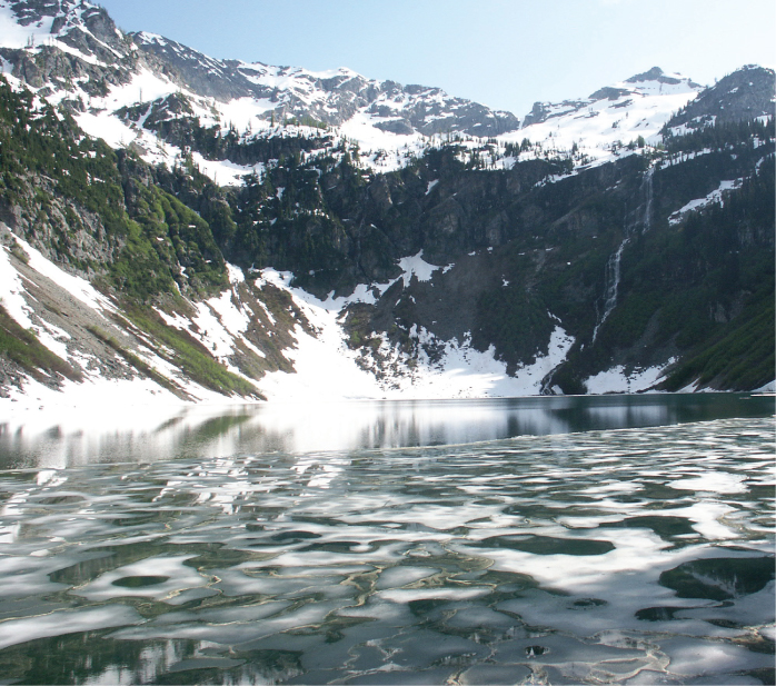 Rainy Lake and Falls The North Cascades Washington Dagger Falls Central - photo 27