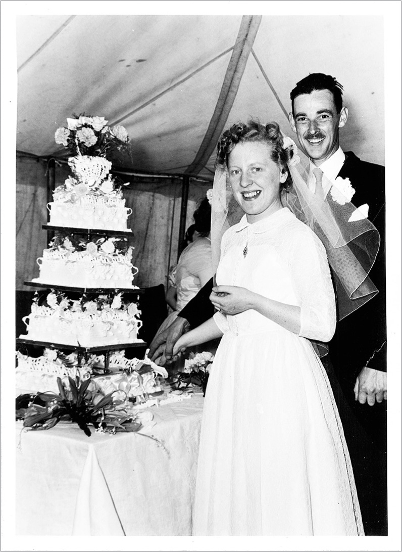 My mother and father Isobel and Alasdair Gunn on their wedding day in 1955 - photo 6