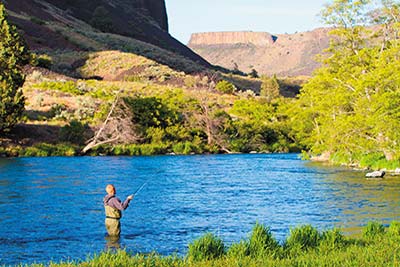 fly-fishing on the Deschutes River Chinese dragon boats docked in downtown - photo 9