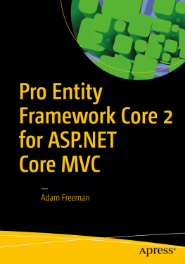 Adam Freeman Pro Entity Framework Core 2 for ASP.NET Core MVC