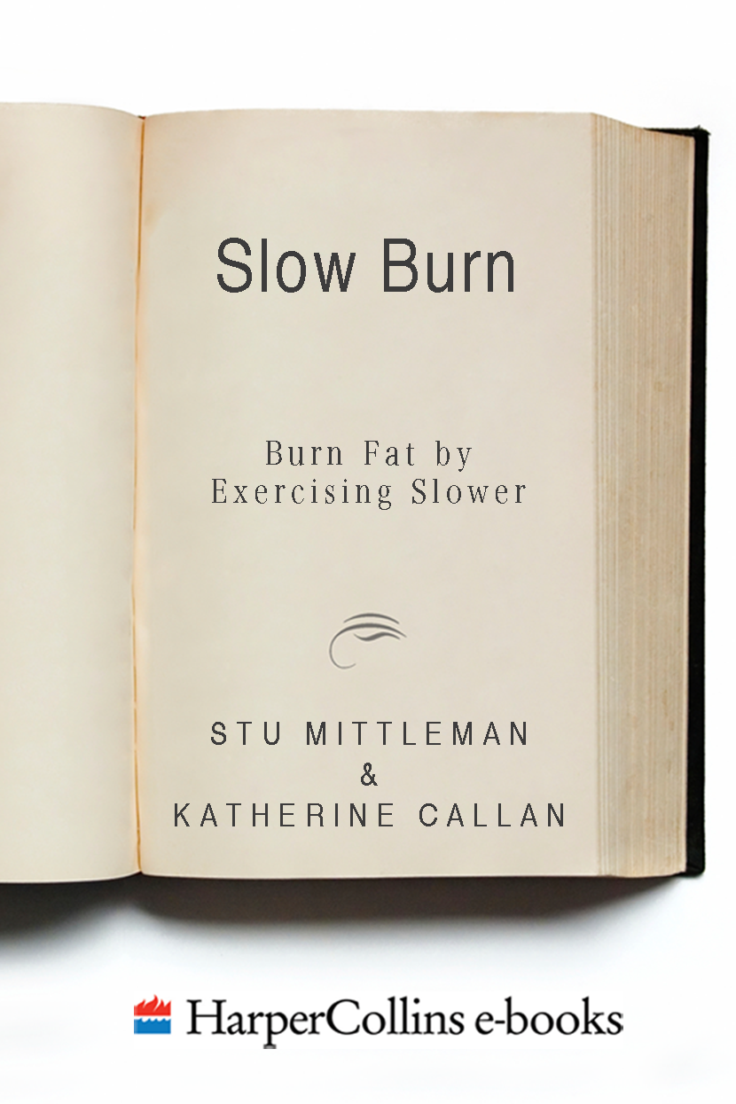 Slow Burn Burn Fat Faster By Exercising Slower Stu Mittleman with - photo 1