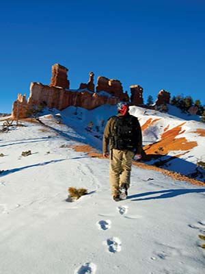 snow in Bryce Canyon Zion National Park The story goes that in 1847 - photo 9