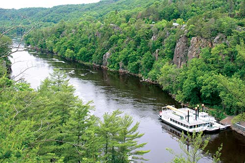 a classic riverboat on the St Croix National Scenic Riverway bicycles in - photo 14