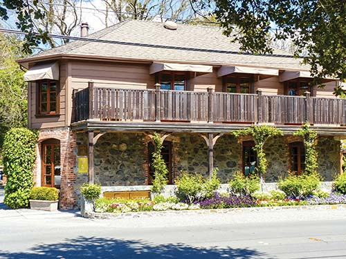 the Culinary Institute of America in St Helena vineyards in the fall - photo 7