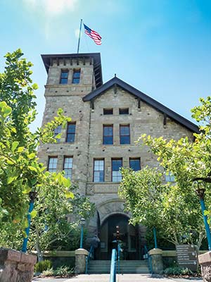 the Culinary Institute of America in St Helena vineyards in the fall - photo 8