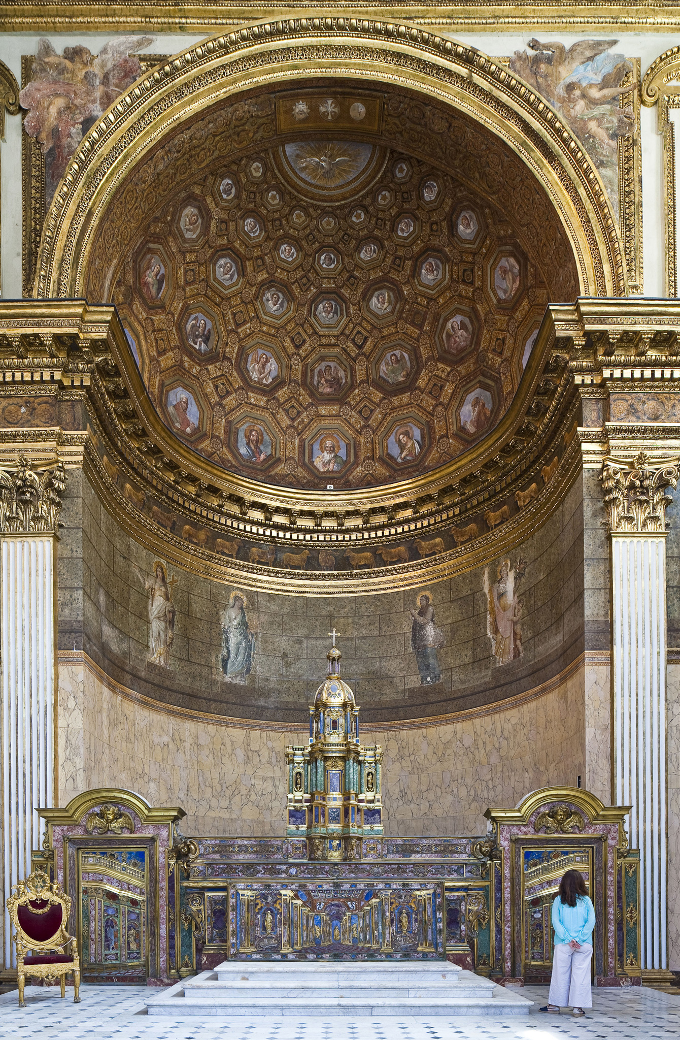 The magnificent Royal Chapel Cappella Palatina Paintings Of considerable - photo 19