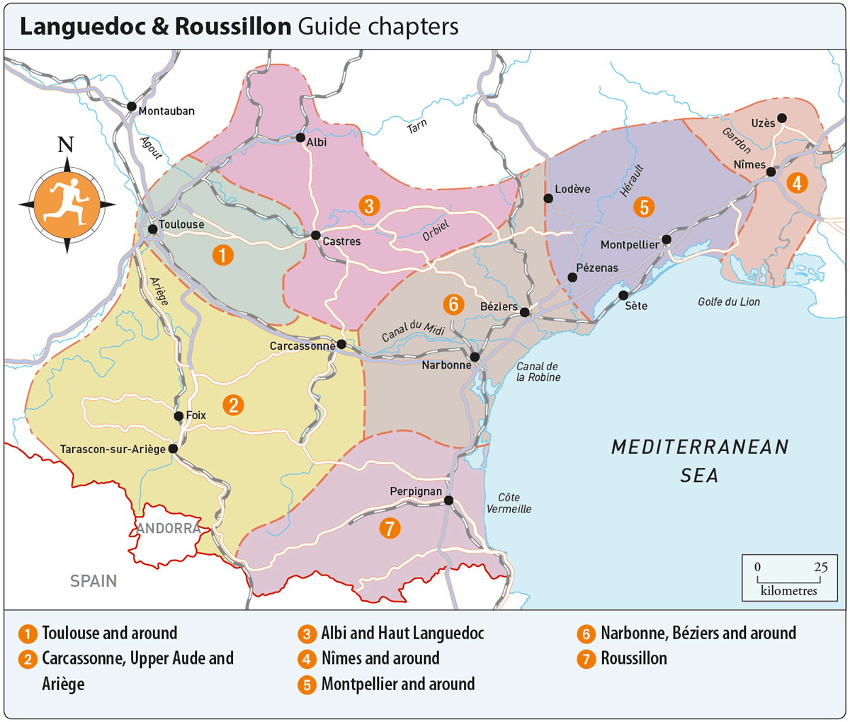 INTRODUCTION TO LANGUEDOC AND ROUSSILLON Languedoc and Roussillon down in the - photo 3