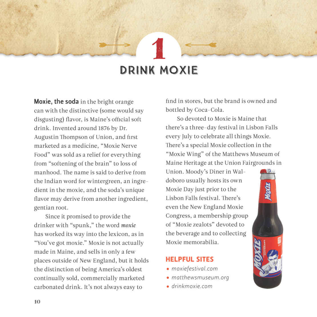 DRINK MOXIE Moxie the soda in the bright orange can with the distinctive some - photo 12