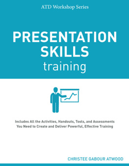 Christee Gabour Atwood Presentation Skills Training