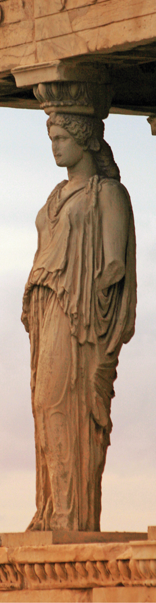 One of the famous Caryatid columns atop Athens Acropolis A LOOK AT ATHENS - photo 6