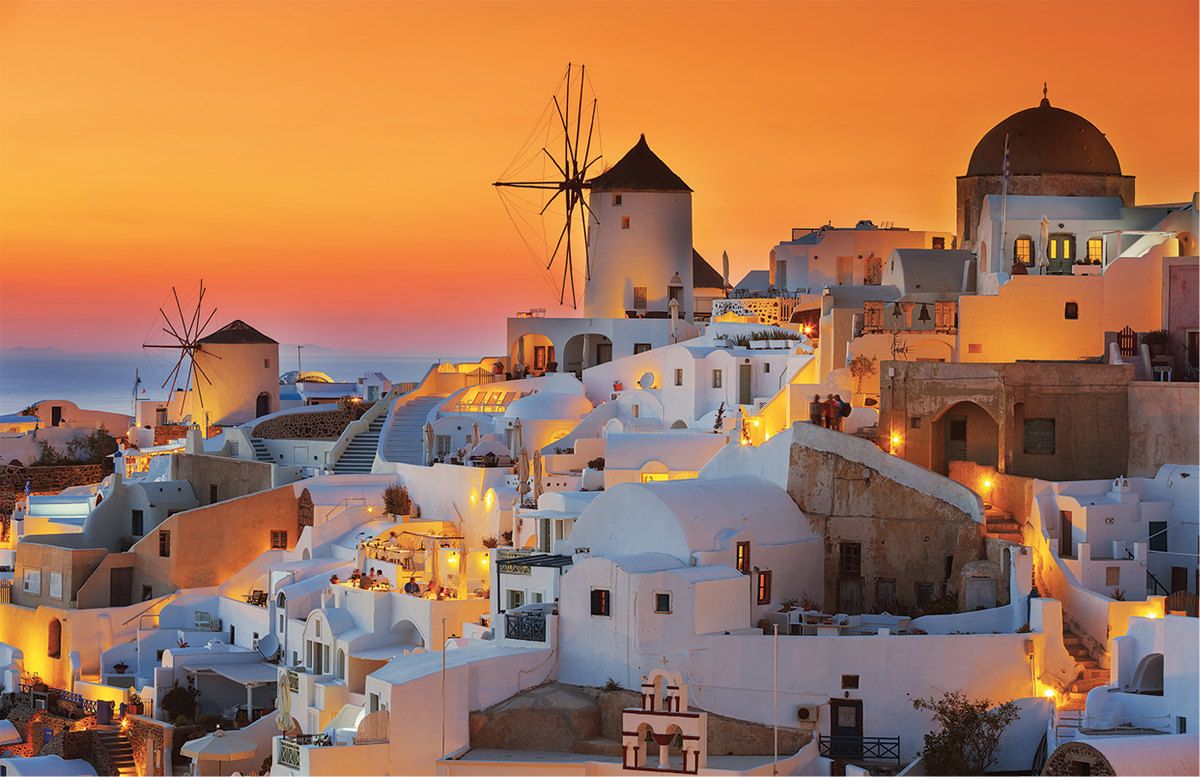 The clifftop village of Ia also known as Oia see on the northwest edge of - photo 7