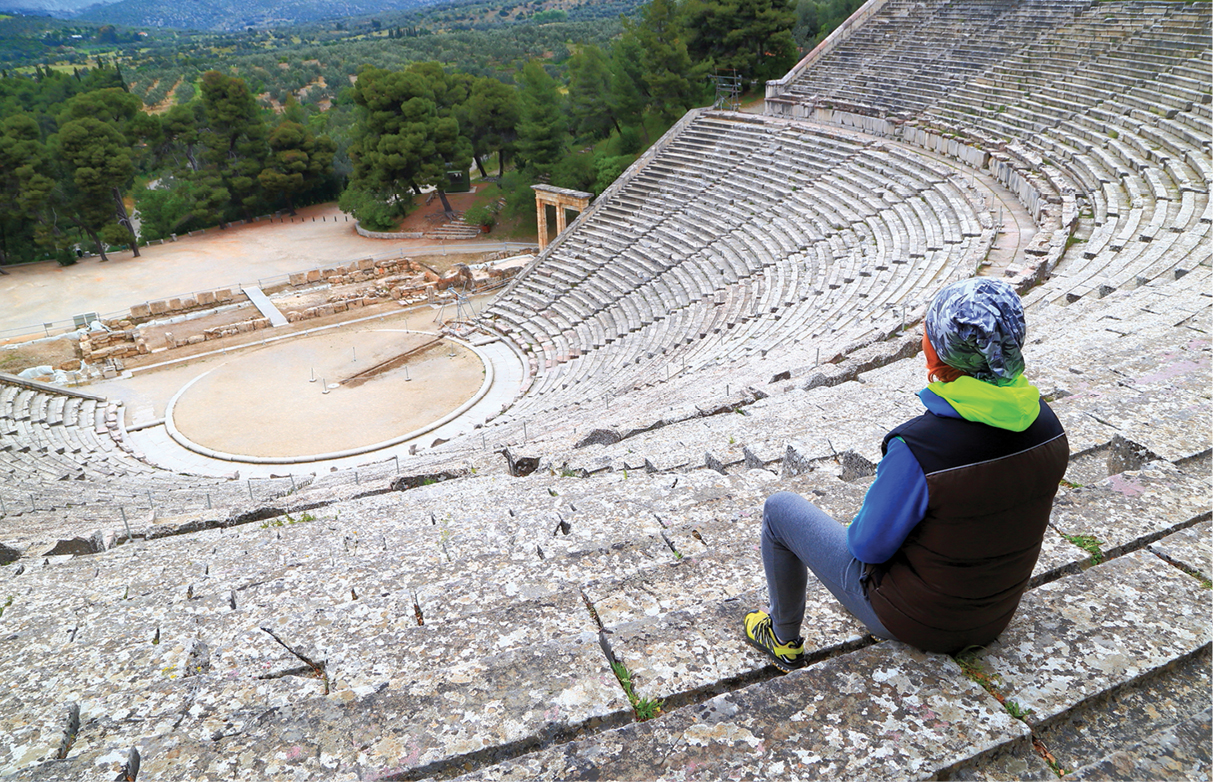 The theater at Epidaurus from the 5th-century bc and still used for - photo 18