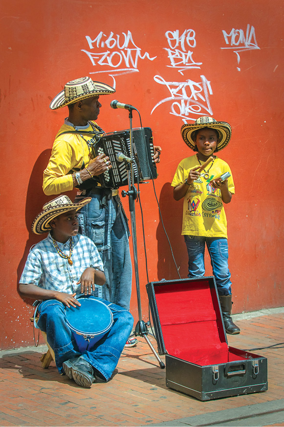 A family of street musicians in Bogot Often called the Land of 1000 Rhythms - photo 9