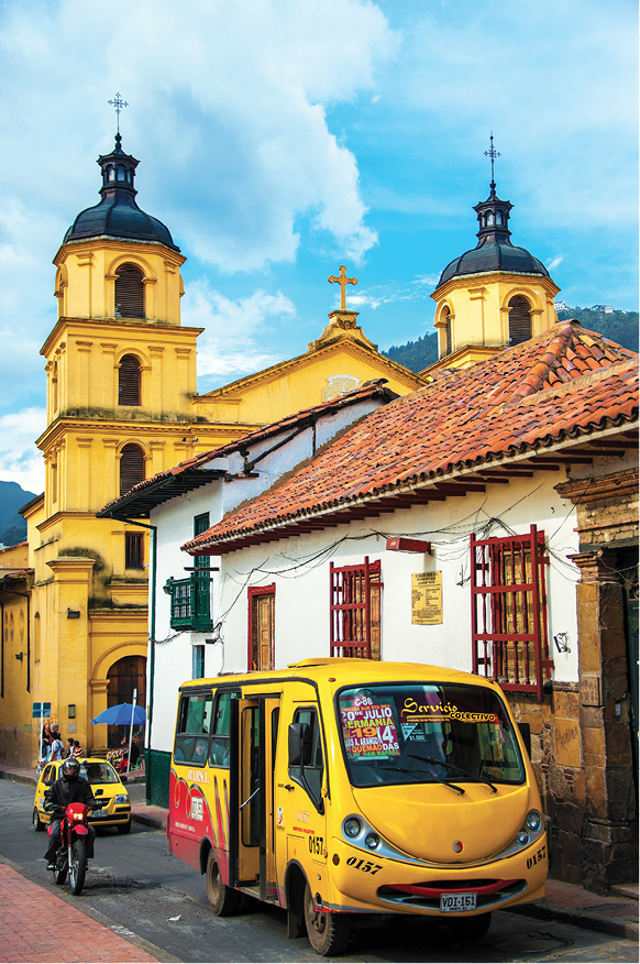 Colectivo microbuses provide transportation in Bogot and throughout Colombia - photo 12