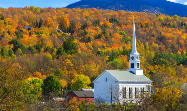 Stowe Community Church nestled in the Green Mountains Vermont Top 10 New - photo 14