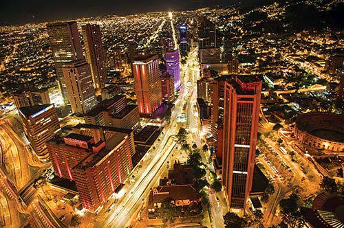 night view of Avenida Sptima Colombians from every corner of the country come - photo 10