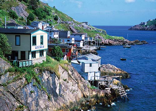 St Johns Harbour Gower Street is lined with colorful homes St Johns - photo 18