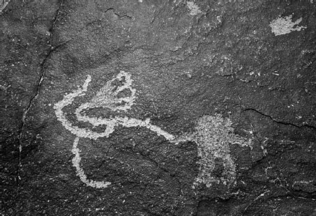 Pteroglyph found on Anasazi Ridge New Mexico The childlike glyph on the right - photo 1