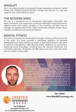 Kasper van der Meulen - Mindlift: Mental Fitness for the Modern Mind