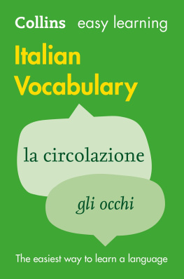 coll. Italian Vocabulary