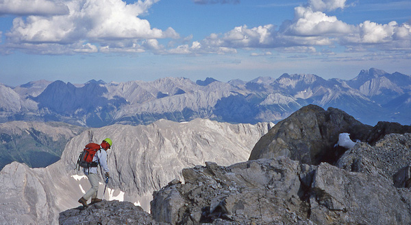 Nearing the summit of Mount Jellicoe The Lake Louise skyline from Mount - photo 15