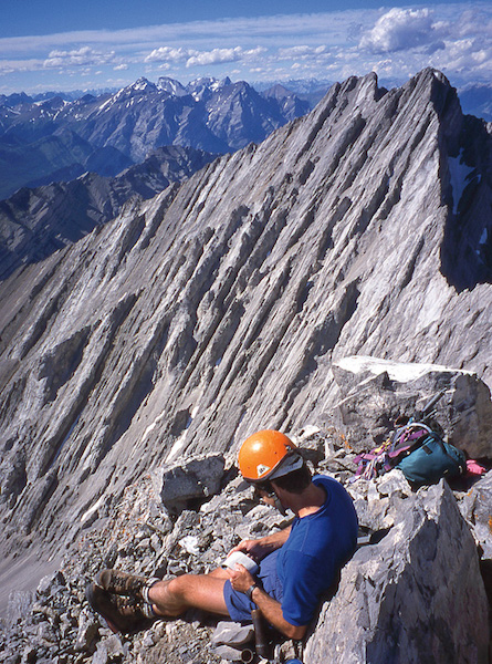 Signing Mount Potts register with Mount Denny behind Returning down French - photo 9