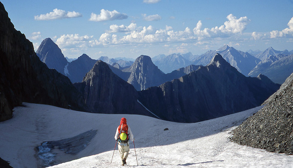 Returning down French Glacier after ascending Mount Robertson Reaching the - photo 10