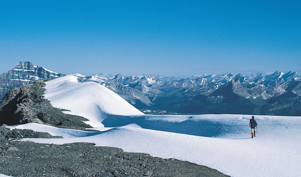 Mount Hector left and a sea of peaks rise beyond Mount Richardsons summit - photo 12