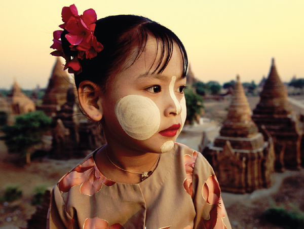 San-San her angelic face glowing in the setting sun near Bagan will forever - photo 10