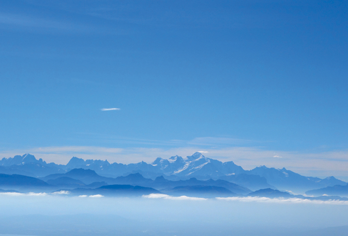 The Mont Blanc range seen across Lac Lman photo Jonathan Williams The - photo 4