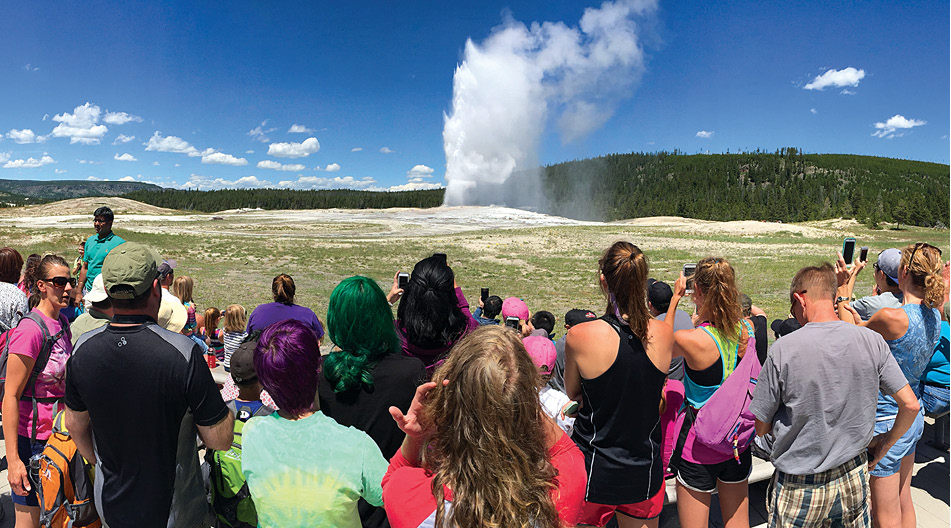 So-named because of its punctual eruptions Old Faithful erupts every 60 to 110 - photo 11